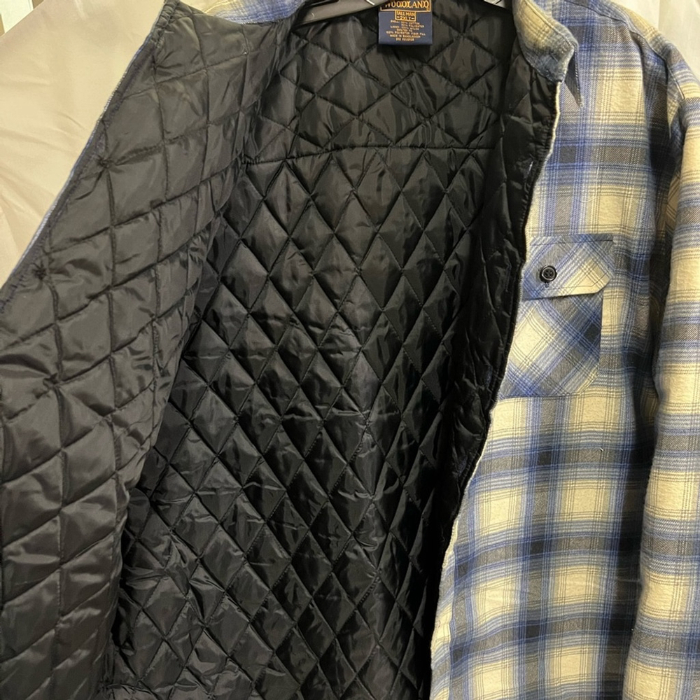 Woodland Lined Button-up Flannel-Big and Tall - Picture 8 of 10
